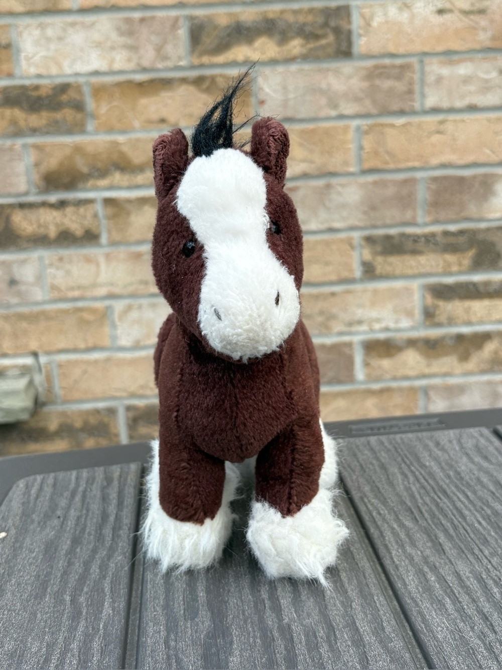 2/$16 Webkinz Ganz Clydesdale Horse Stuffed Animal Plush Toy